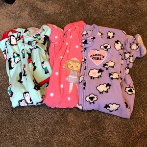 Girls 12-18 month Pajama pack